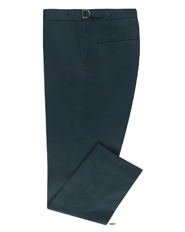 Comfortable fleece pants for cold weather activities-Graphite Green Soft Cotton Pant