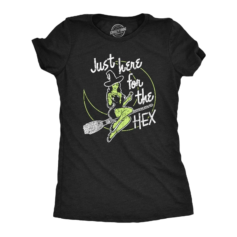 Relaxed-fit T-shirts for comfort and ease-Just Here For The Hex Women's T Shirt