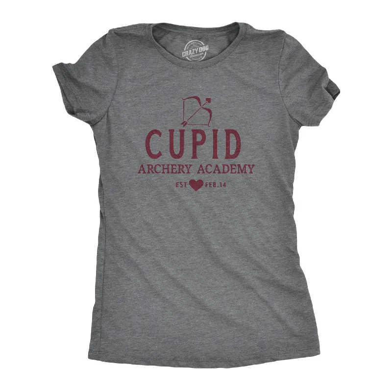 Best T-shirts for screen printing designs-Cupid Archery Academy Women's T Shirt