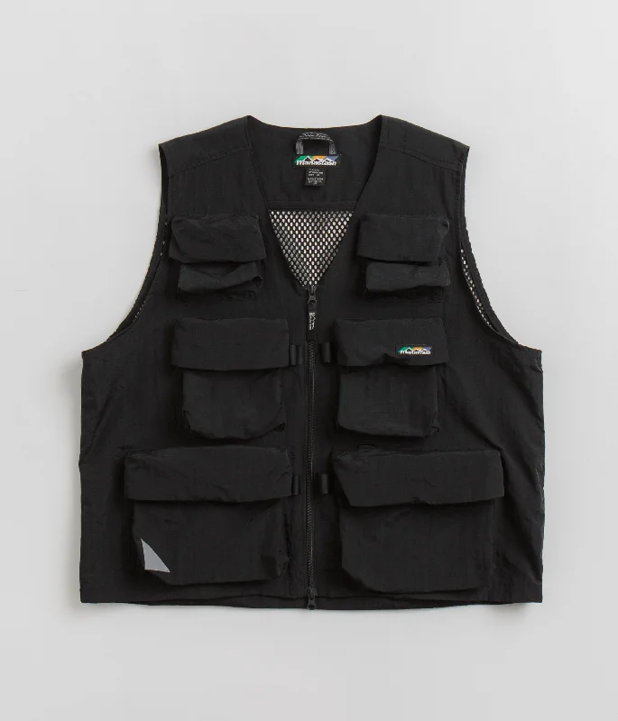 Jackets for layering during the colder months-Manastash River Vest - Black