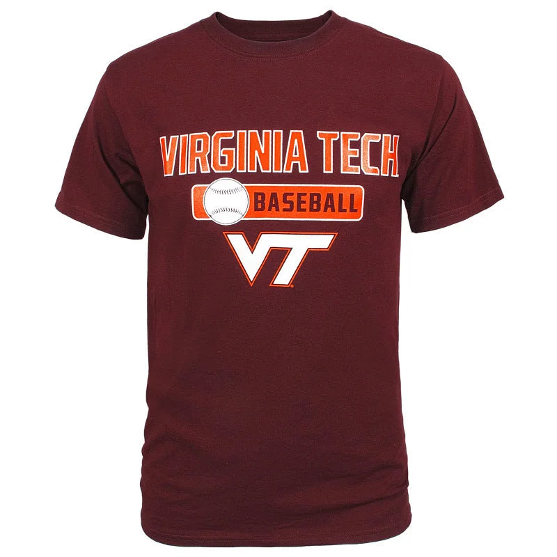 Best affordable T-shirts for group orders-Virginia Tech Baseball T-Shirt by Champion