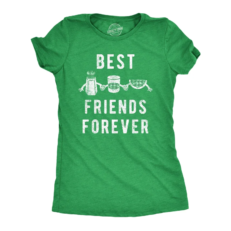 T-shirts for outdoor adventures and activities-Best Friends Forever Tequila Lime Salt Women's T Shirt