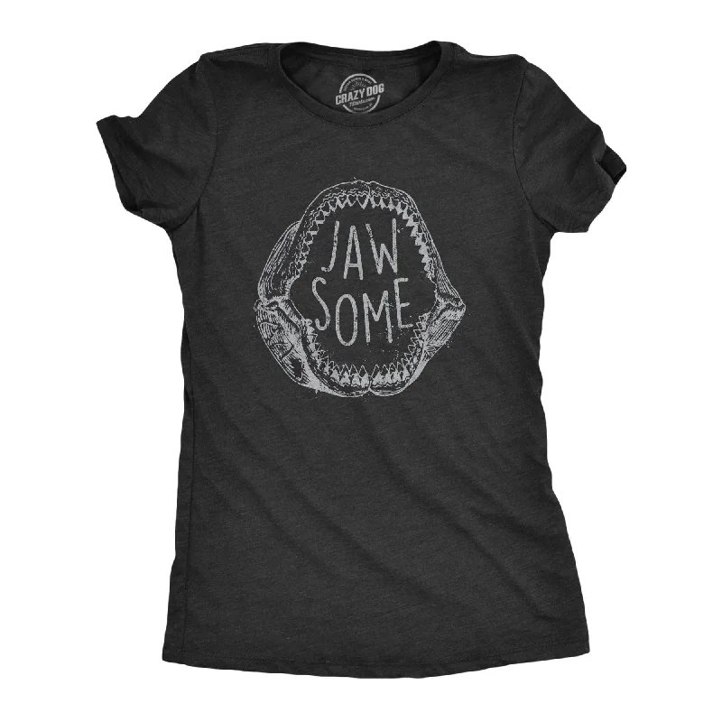 Custom-made T-shirts for corporate gifts-Jaw Some Women's T Shirt