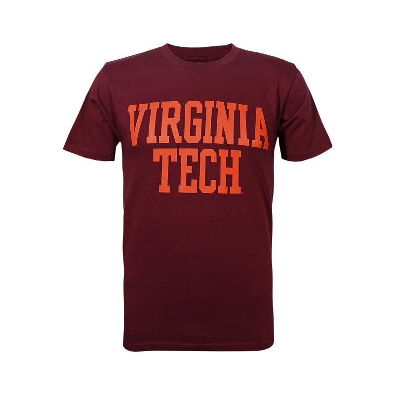 Classic white T-shirts for versatile outfits-Virginia Tech Basic T-Shirt: Maroon