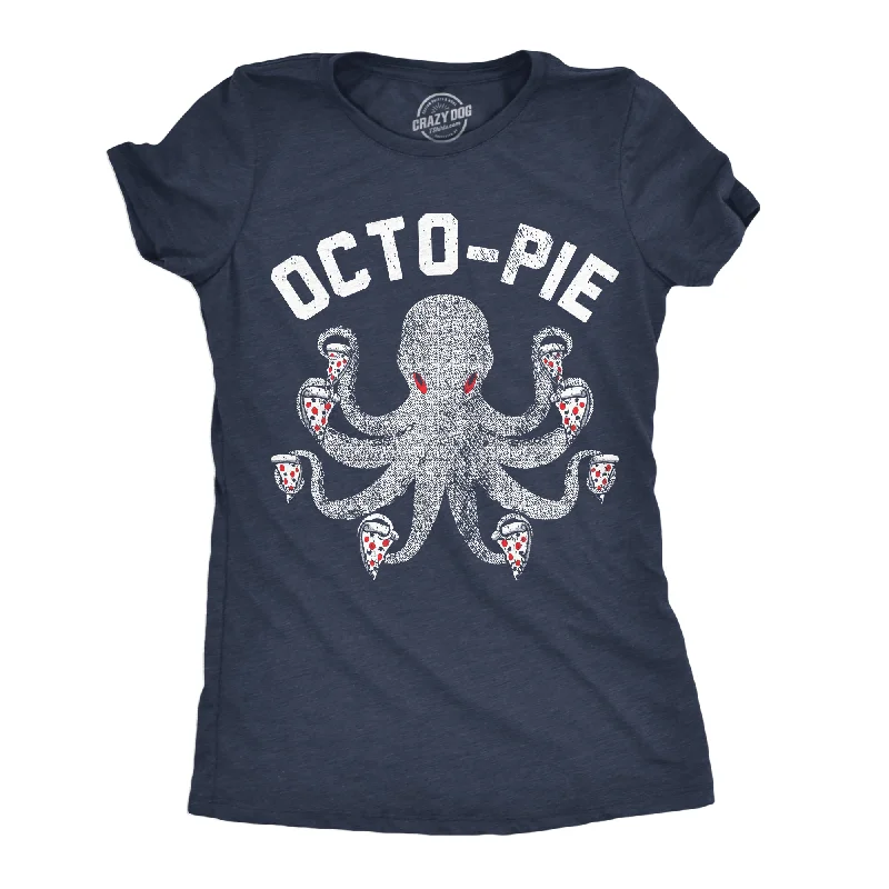 Custom T-shirts with funny quotes-Octo Pie Women's T Shirt