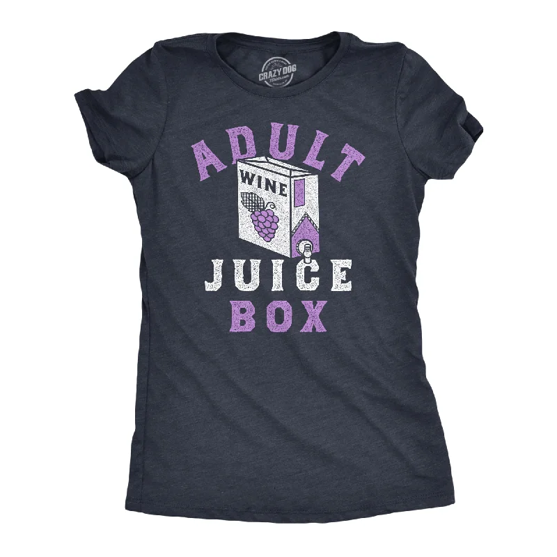 Classic logo T-shirts for brand enthusiasts-Adult Juice Box Women's T Shirt