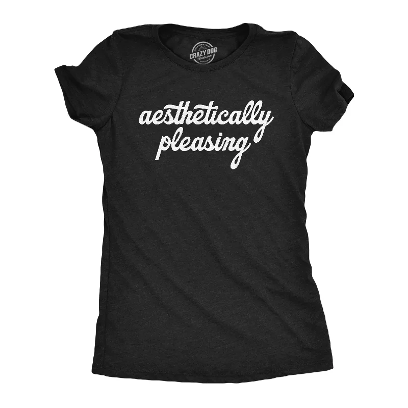 T-shirts with positive affirmations for good vibes-Aesthetically Pleasing Women's T Shirt