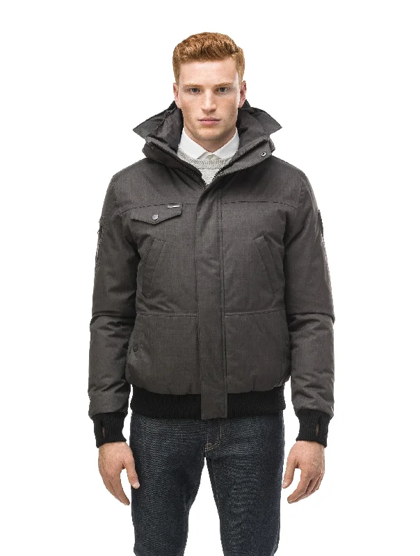 Jackets with adjustable hoods for extra coverage-Stanford ZZ Men's Bomber Jacket