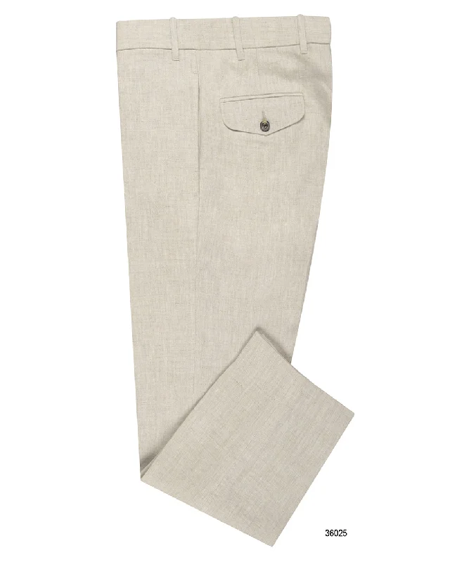 Elegant pants for evening events and dinners-100% Linen Suiting Muslin