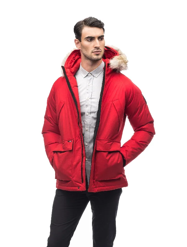 Jackets with zippered pockets for extra storage-Heritage Men's Parka