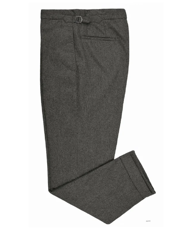 Custom pants for school events and team uniforms-Fox Brothers Mid Grey Mid Weight Flannel