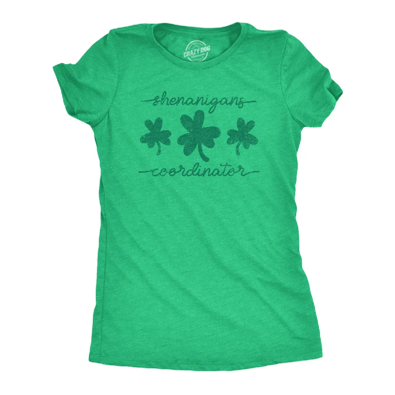 Organic cotton T-shirts for eco-friendly fashion-Shenanigans Coordinator Women's T Shirt