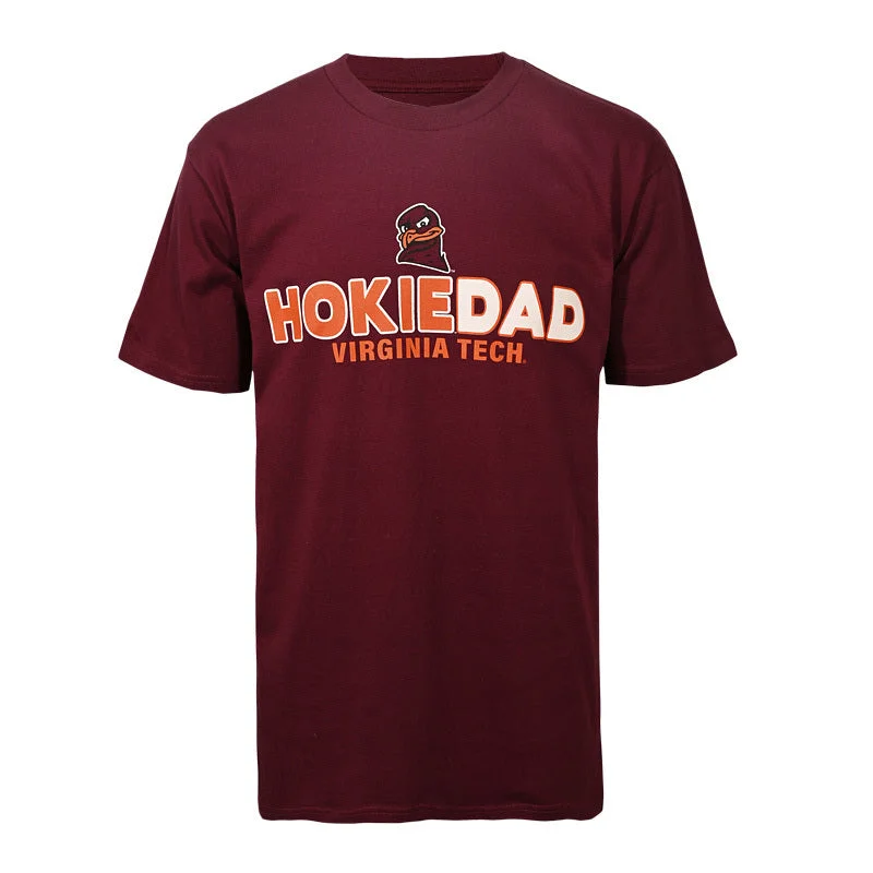 Athletic fit T-shirts for a sleek silhouette-Virginia Tech Hokie Dad T-Shirt