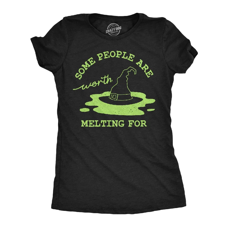 Affordable T-shirts for bulk orders-Some People are Worth Melting For Women's T Shirt