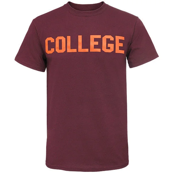 Custom-made T-shirts for corporate gifts-College T-Shirt