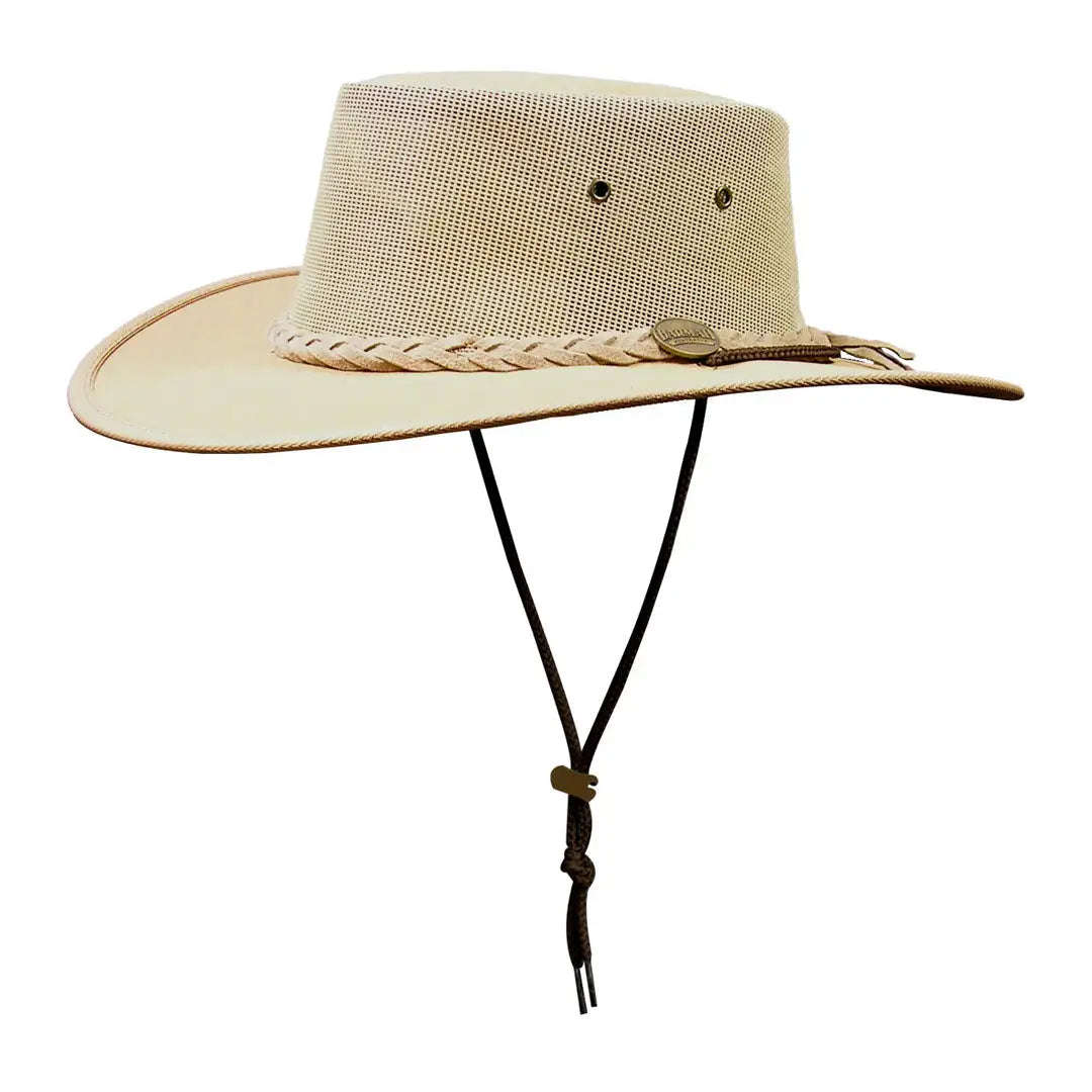 Stylish hats for casual wear-Barmah Drovers Foldaway Cooler Canvas Hat