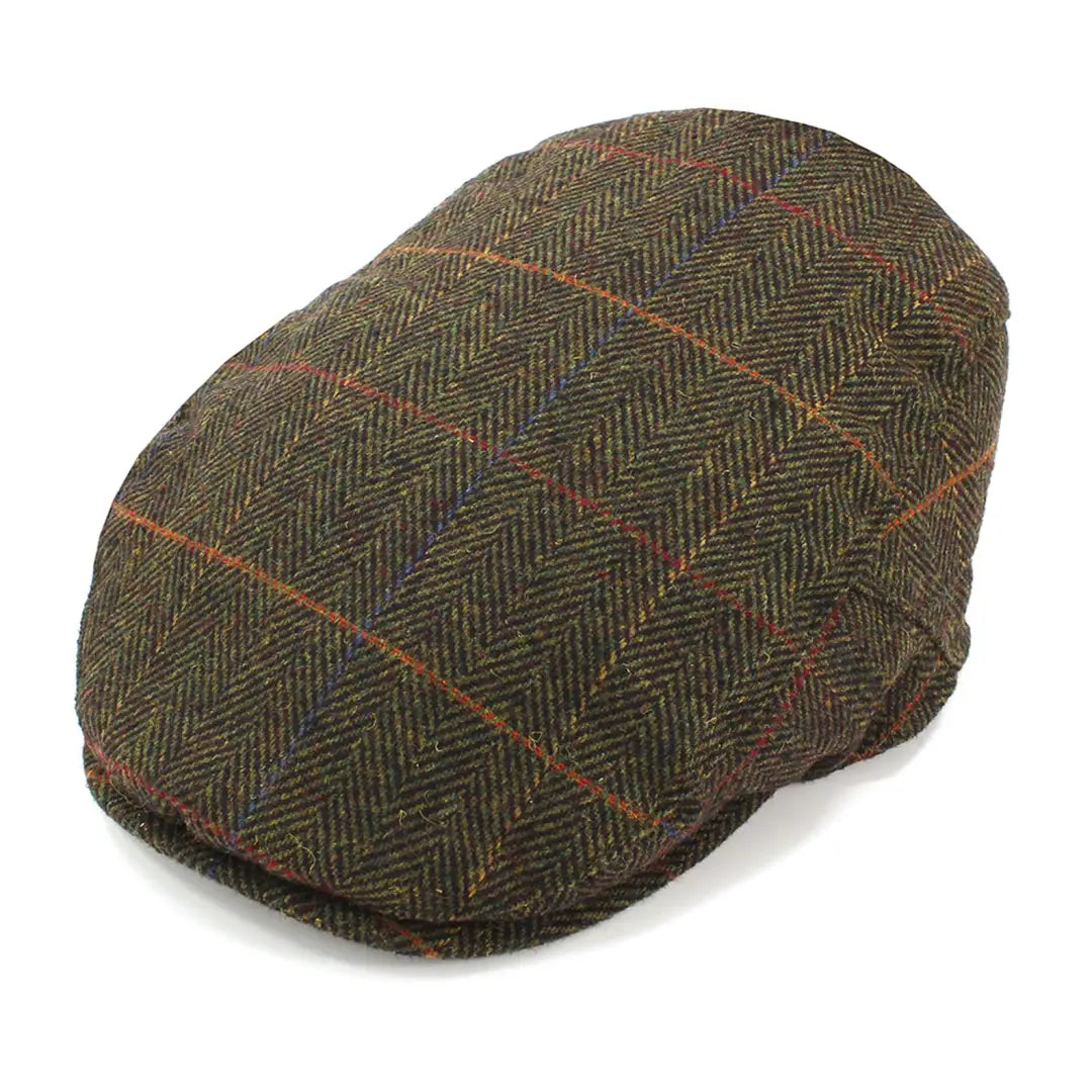 High-performance hats for outdoor sports-British Bag Co. Herringbone Check Flat Cap