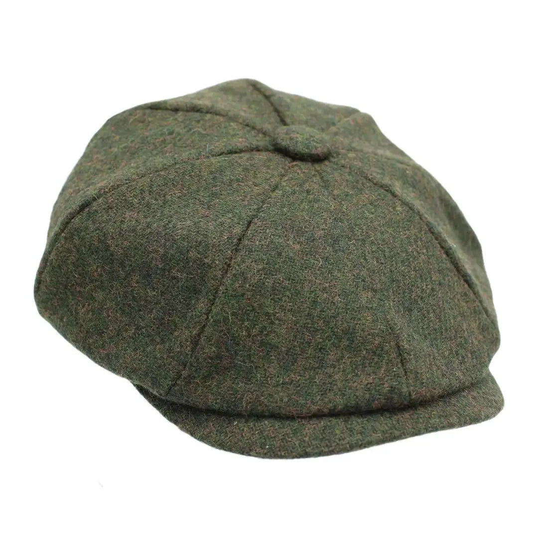 Comfortable hats for long road trips-Heather Archie Twill Tweed 8 Piece Cap