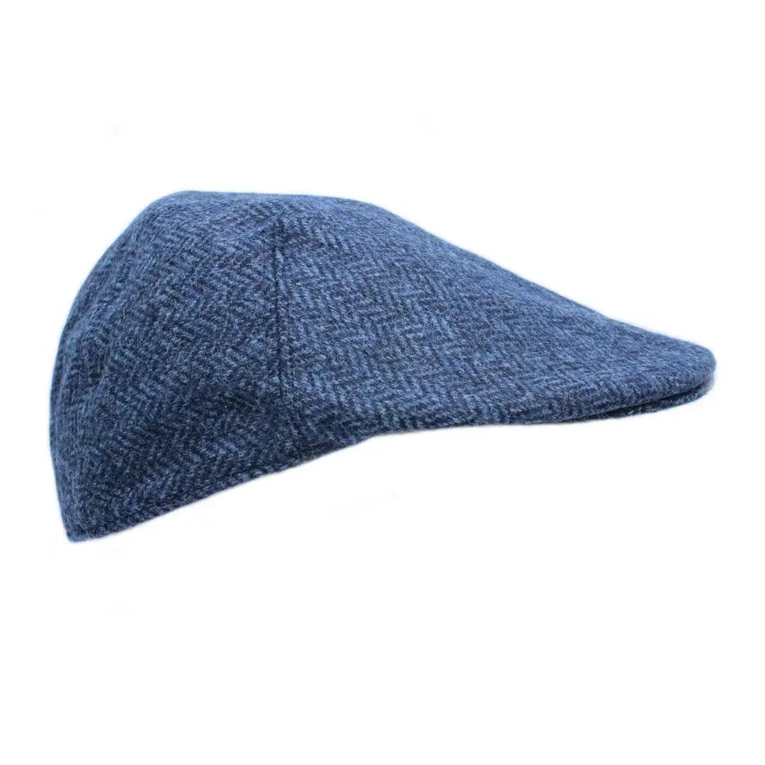 Adjustable sports hats for team activities-Heather Exeter British Wool Tweed Duckbill Cap