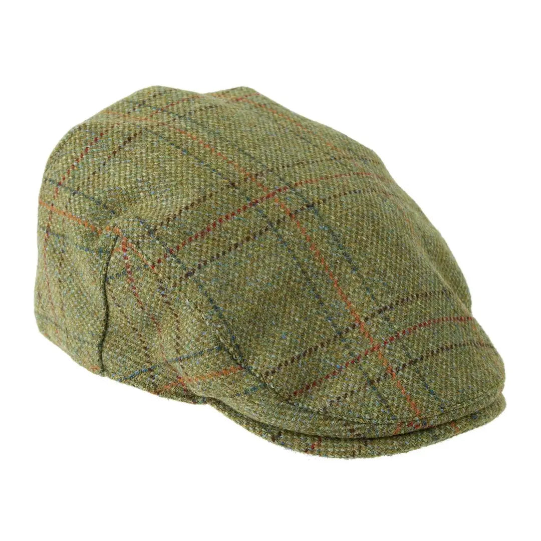 Fashionable mesh-back caps for casual style-Heather Kinloch Waterproof British Tweed Flat Cap