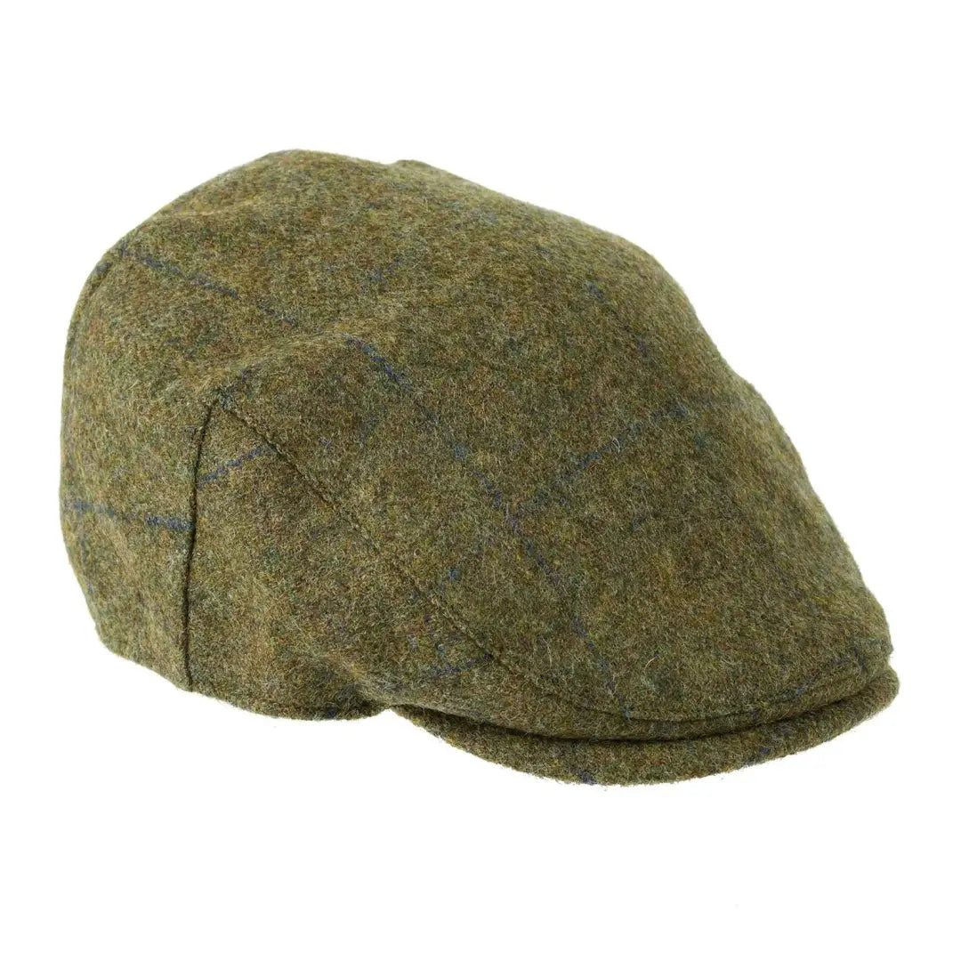 Durable hats for camping and hiking trips-Heather Kinloch Waterproof British Tweed Flat Cap