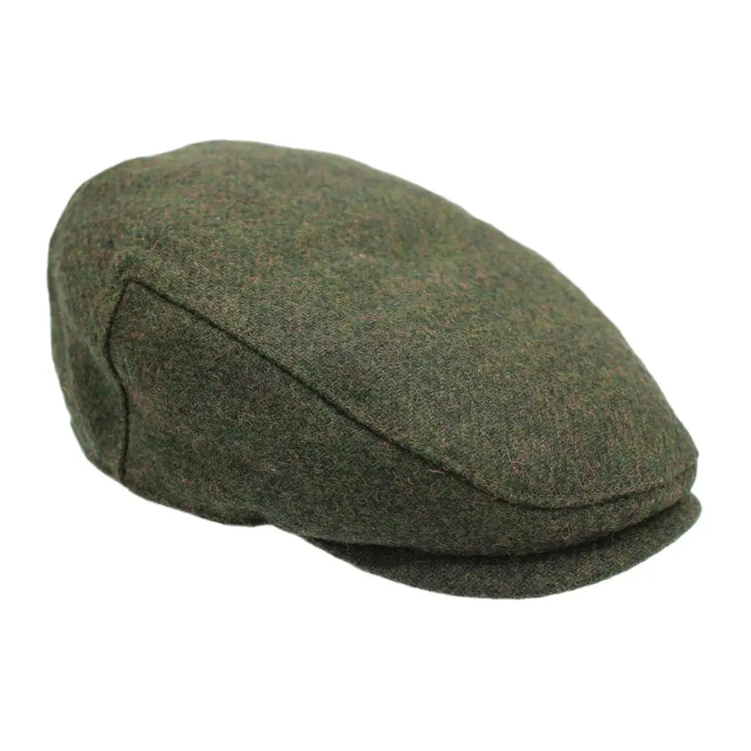 Elegant hats for horse racing events-Heather Selby Twill Tweed Flat Cap