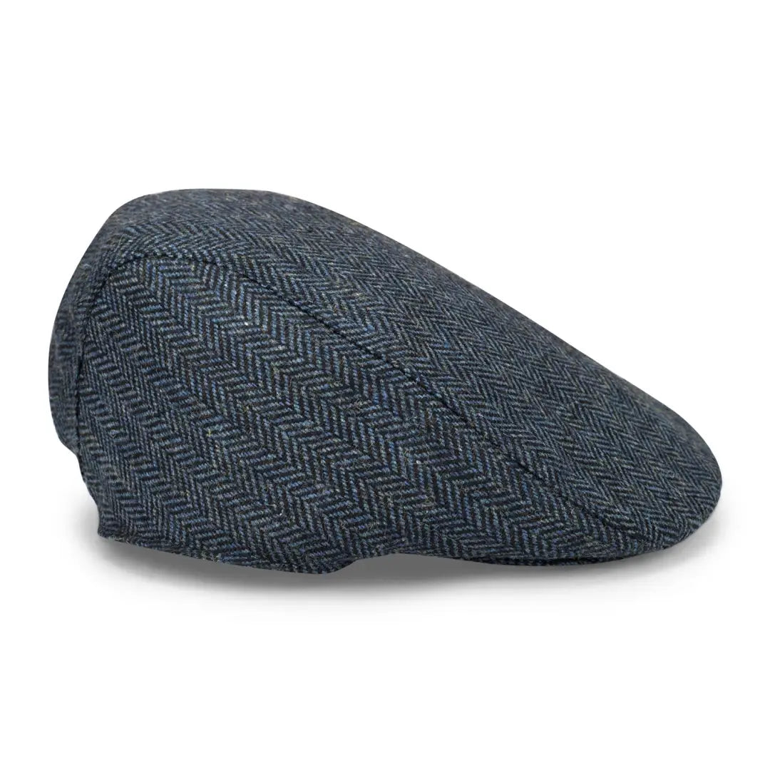 Custom trucker hats for promotional use-Hoggs of Fife Herringbone Waterproof Tweed Cap