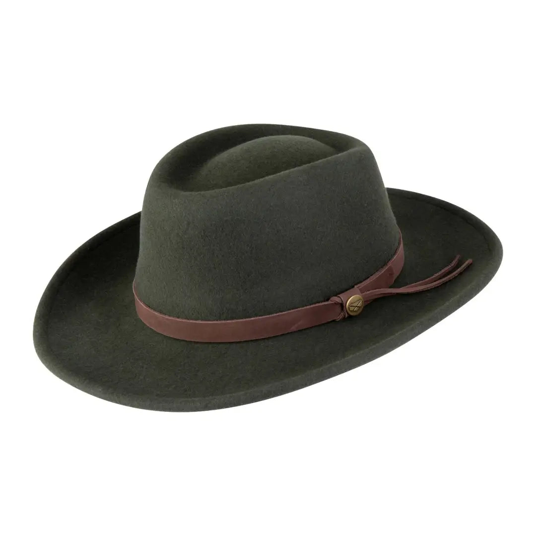 Trendy hats with bold colors for stand-out style-Hoggs Of Fife Perth Crushable Felt Hat