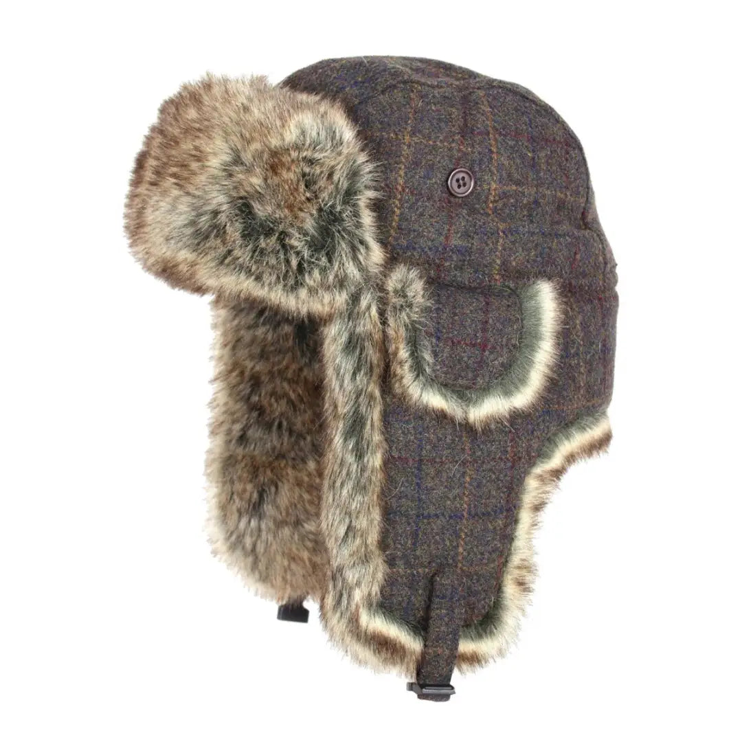 Warm insulated hats for cold weather sports-Jack Pyke Wool Blend Trapper Hat