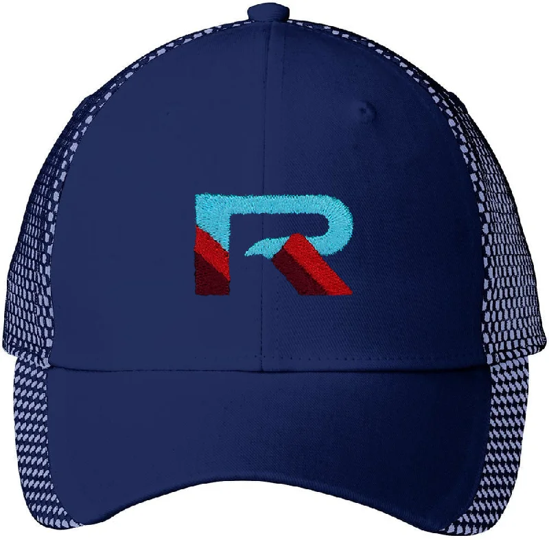 Comfortable hats for long road trips-Port Authority Two-Color Mesh Back Cap