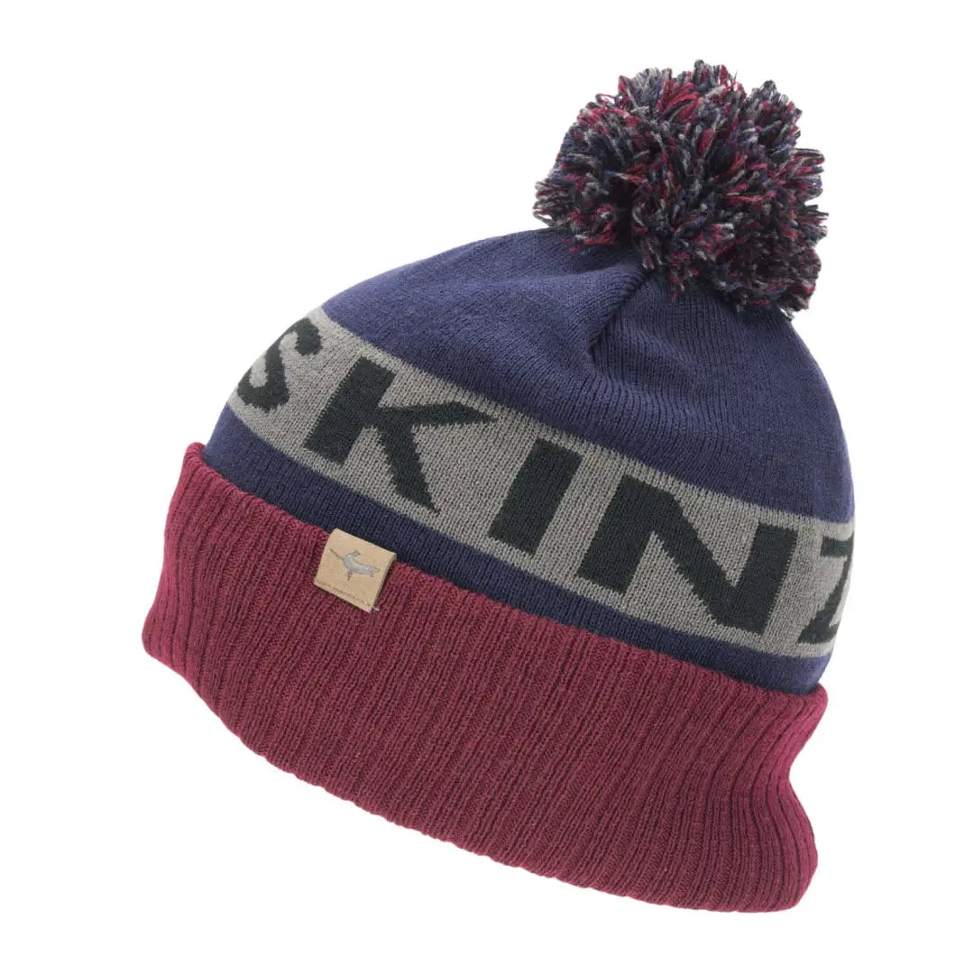 Fashionable beanies with pom-poms for winter fun-Sealskinz Foulden Bobble Hat