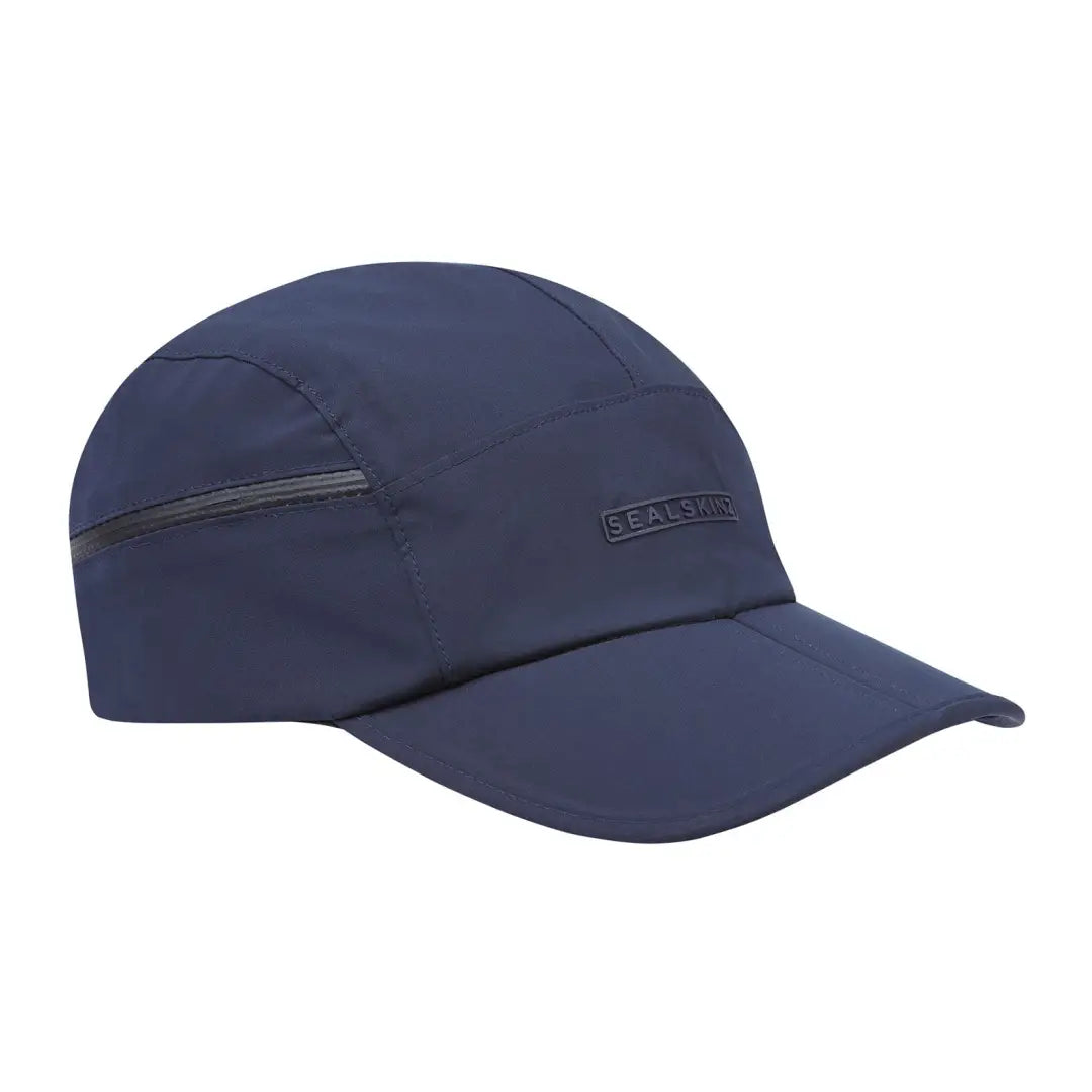 Lightweight hats for hiking and trekking-Sealskinz Mulbarton Foldable Zipped Pocket Cap